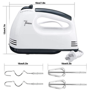 Electric Egg Mixer Baking Electric Egg Beater Blender Mixer Bakeware Pemukul Telur Elektrik 电动打蛋机