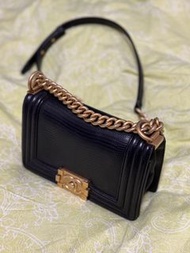 Chanel 絕版稀有蜥蜴皮 Boy