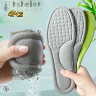 HSHELAN 4PCS Soft Memory Foam Insoles for Shoes Men Women Deodorant Absorb-Sweat Massage Sport Insol