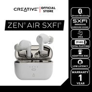 CREATIVE หูฟัง Zen Air SXFI  (Dark Gray) หูฟังอินเอียร์แบบ TWS  น้ำหนักเบามาพร้อมกับเทคโนโลยี Super 