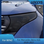 For Mercedes Benz EQC 2020 2021 Car Headlight Taillight Protection Tint Film Smoke Black Transparent