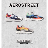 Sepatu Aerostreet Riku Original 40-43 // Merah Putih // Abu Orange //