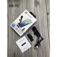 Exclusive Supply K8K9Plug and Play One-to-Two Live Streaming Wireless Lavalier Microphone Noise Redu