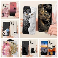 For Tecno Pop 4 Case BC2c BC1s Cool Owl Dragon Painted Cover Soft TPU Phone Case For Tecno Pop 5 BD2