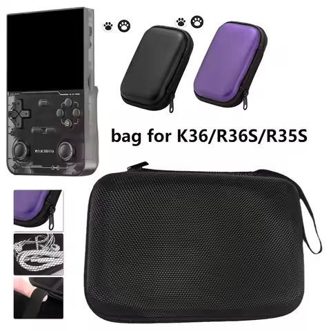 Carrying Case Impact and Drop Resistant Portable Travel Case Game Console Storage Bag for K36/R36S/R