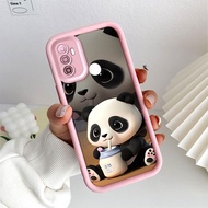 Casing hp OPPO A53s A53 A33 2020 A32 A11s terbaru Panda Silicone soft anti fall protective cover