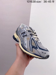 New color matching_New Balance_NB_M1906RI silver series casual shoes men and women couple shoes women's shoes fashion trend sports shoes shock absorption breathable retro running shoes basketball shoes old shoes