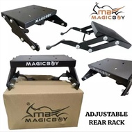 MAGICBOY ADJUSTABLE REAR RACK MONO RACK Y16 / Y15ZR / RS150 / LC135 / Y15 / LC135 V8 / LC135 FI RACK