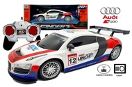 Audi R8 Orange White Car RC Radio Control Toy Kids Gift