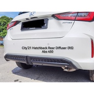 Honda City Hatchback 2021 RS Rear Diffuser With Paint ABS