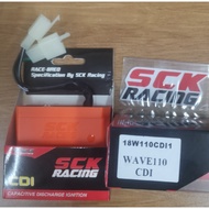 SCK RACING CDI UNIT WAVE 110 (4MAP ) ADJUSTABLE