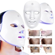 HEQU 7Colors LED Light Therapy Face Mask Skin Rejuvenation Beauty Mask Anti Acne Skin Tighten Brighten Machinehealth sup