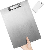 Metal Clipboard Heavy Duty Aluminum Clipboard Contractor Clipboard with Low Profile Clip for Letter 
