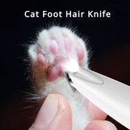 Pet Cat Foot Shaver Trimmer Led Light Pet Paw Sole Shaver Automatic Electric Hair Clipper
