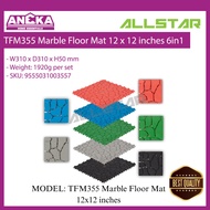 TFM355 Felton Marble Floor Mat 12 x 12 inches (6 in 1)-Random/31.5/31.5