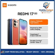 [NEW] REDMI 17 5G Smartphone|Massive 7500mAh (typ) battery,Snapdragon® 4 Gen 5 with 5G,Up to 12GB RA