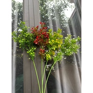 Clusters of tamarind points - fake branches and leaves - silk flowers - fake flowers with tall branc