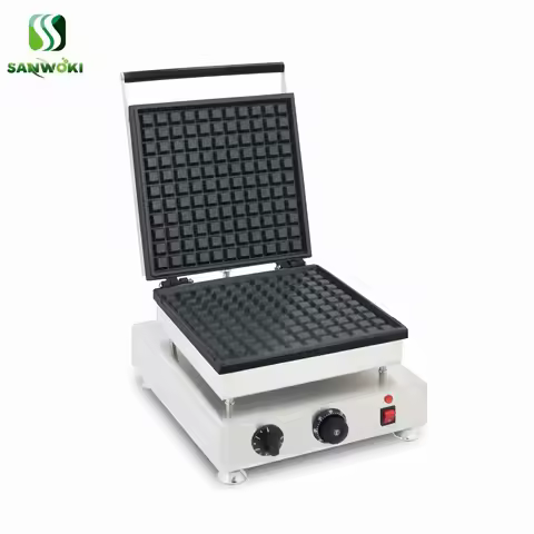 Electric Big Rectangle Waffle mold Belgium waffle pan waffle iron Waffle Maker Machine Baker