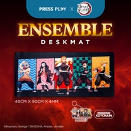 PRESS PLAY x DEMON SLAYER ENSEMBLE 40x90 Gaming Deskmat Mousepad