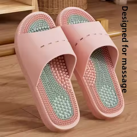 Massage Slippers for Women Men Summer Deodorant Non-slip Bathroom Sandals Casual Comfortable Relief 