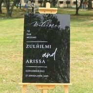 Arcylic Welcome board sign