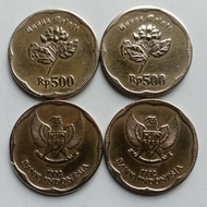 koin 500 melati besar tahun 1992