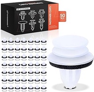 A-Premium 50PCS Nylon Door Upper Pillar Trim & Trunk Lining Retainer Compatible with Mercedes-Benz C