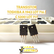Transistor A1943 - C5200 Toshiba Lot 716 - 717 TR Toshiba Transistor Toshiba 150 Watt