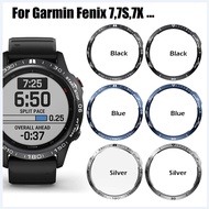 Stainless Steel Styling Bezel for Garmin Fenix 7 , Fenix 7X Cover , Fenix 7S Ring Sports Adhesive Ca