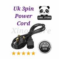 (UK)3Pin Plug 1.5meter Power Ac Cord 3Pin Power Cord