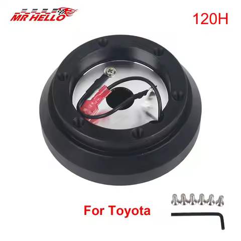 Thin Version 6 Hole Steering Wheel Hub Adapter Boss Kit for Toyota Camry Corolla 120H