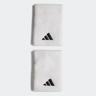 Adidas ผ้ารัดข้อมือแบบยาว Tennis Wristband Large | White/White/Black ( HT3911 )