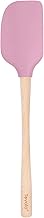 Tovolo Flex-Core Wood Handled Silicone Spatula, Non-Stick, Heat-Resistant, BPA-Free, Dishwasher-Safe