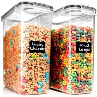 Shazo 2-piece set (6.3 liters/22 ounces/6.7 quarts) extra-large sealed food storage containers for b