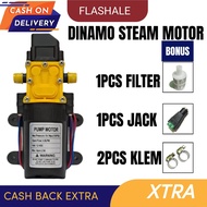 Pompa Steam Dc 12v 100 Psi / Pompa Air Dc 12v  Portable Sprayer Elektrik  Steam motor/ Dinamo Pompa 