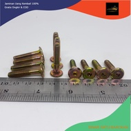 RATU JCBC M6X30 BOLT FURNITURE BOLT DIPAN BOLT JCBC M6
