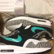 稀有女款附發票Nike x Atmos Air Max 1 Premium 蒂芬妮 爆裂紋