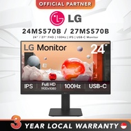 [FAST SHIP] LG 24MS570B / 27MS570B | 24" / 27" FHD | 100Hz | IPS | USB-C Monitor (24MS570B-B / 27MS5