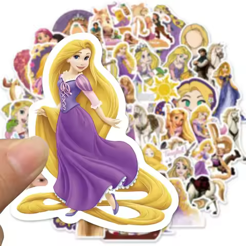 10/30/50pcs Cute Disney Rapunzel Anime Stickers Tangled Cartoon Decals Water Bottle Phone Suitcase K