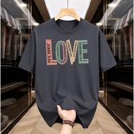 COD Fanfei Men's Oversize T-Shirt Print John 3:16 Love Rome 13:9 1 Corinthians 13:12 13:14