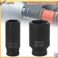 EQUITY 6 Point Impact Socket Wrench 1/2" Drive 24mm 36mm Heavy Duty Wrench  Pneumatic Socket Wrench 