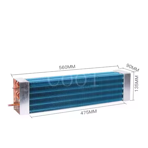 560*90*135mm Radiator Freezer Refrigerator Freezer Refrigerated Display Cabinet Freezer Copper Tube 