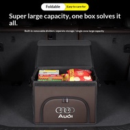 Suitable for Audi A6L A4L Q5L Q2L Q3 A3 A5L Car Trunk Storage Box Storage Storage Box