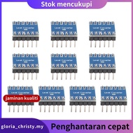 10Pcs 4 Channel IIC  Logic Level Converter Bi-Directional Module 3.3V to 5V Shifter for  (Pack of 10