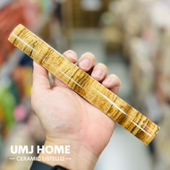 Lis Keramik Kuku Macan Keramik 20 cm Motif Urat Kayu Polos