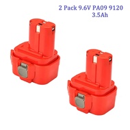 Brand new 9.6V 3.5Ah For Makita 9.6V Ni-Mh Battery PA09 9100 9120 9122 9133 9134 9135 6221D 6222D 19
