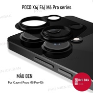 POCO M6 Pro 4G, POCO X6/ X6 Pro 5G, Poco F6/ F6 Pro 5G METAL Camera Sticker - ALUMINUM ALLOY ANTI-SC