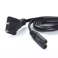 Power Cord No. 8 1 Meter White for Electronic Devices and Computers