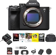Sony a7 IV Full-Frame Mirrorless Camera (Black) - Fast Hybrid Digital Camera with Batteries & Dual C