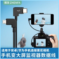 Z Zhenfa Suitable for Sony A6400 A6500 A6600 ZV1 A7R2 Camera Connection Mobile Phone Viewfinder